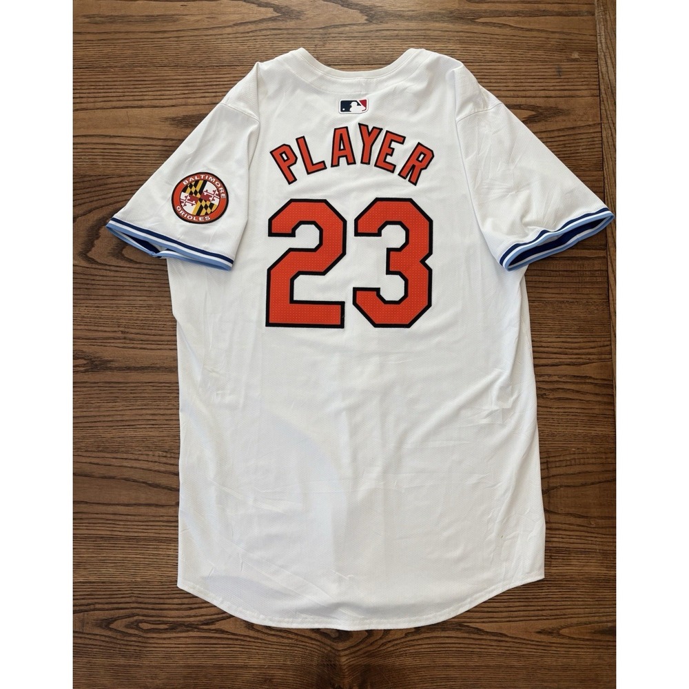 Baltimore Orioles 2023 Game Issued Nike Baseball Home Jersey Size 44 NWOT